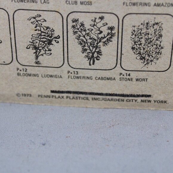 Vintage Aquarium Plant - Water Chesnut by Penn Plax - New In Package - Picture 5 of 5